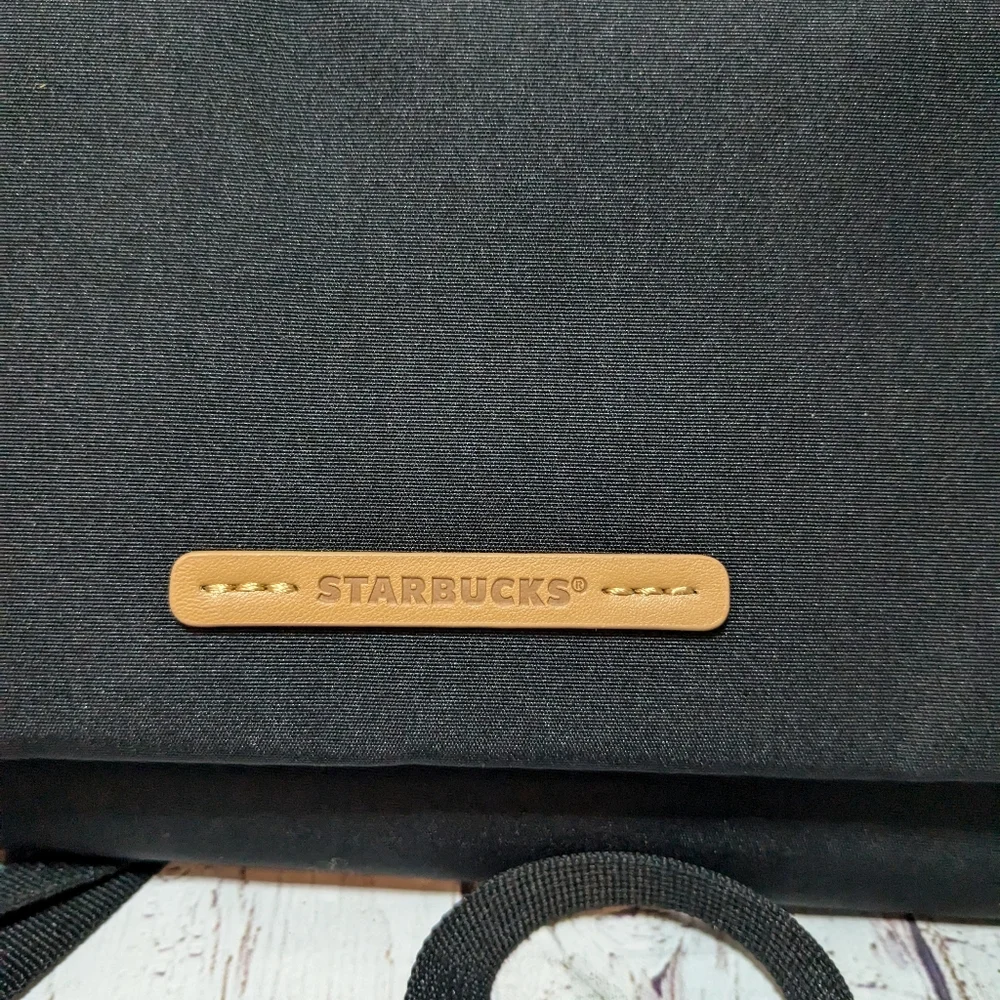 Starbucks‎ Rawrow Black Changeable Purse Crossbody Canvas Bag Recycled Materials